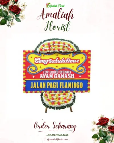Bunga Papan Congratulation di Jragan